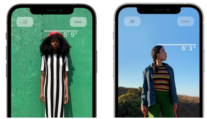 郫县苹果服务网点分享通过iPhone激光雷达测量身高方法教程 