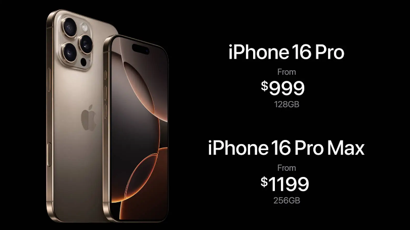iPhone 16 Pro 系列屏幕更大,搭载 A18 Pro 芯片、相机控制按键支持录制 4K120 FPS 视频
